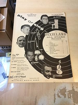 Play or Sing with the Dixieland All Stars Record. Book 1