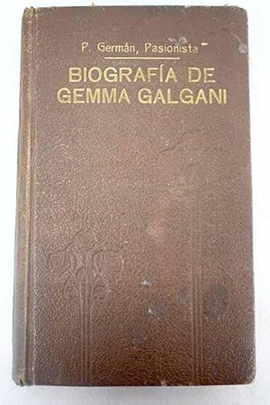 Imagen del vendedor de Biografa de Gemma Galgani, Virgen de Luca a la venta por Alcan Libros