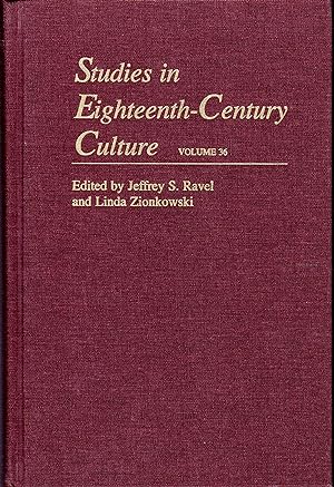 Seller image for Studies in Eighteenth-Century Culture: Volume 36 for sale by Dorley House Books, Inc.