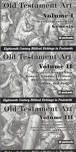 Seller image for Old Testament Art: Volume I, I I, III Eighteenth Century Biblical Etchings in Postcards for sale by BYTOWN BOOKERY