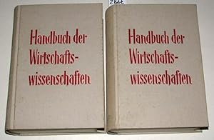 Handbuch der Wirtschaftswissenschaften in 2 Bänden.