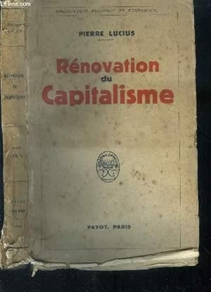 Rénovation du capitalisme