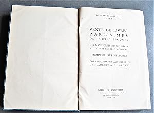 Vente De Livres Rarissimes De Toutes Époques. Des Manuscrits Du XII Siècle Aux Livres Les Plus Mo...