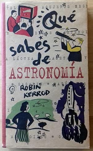 Bild des Verkufers fr QU SABES DE ASTRONOMA zum Verkauf von Itziar Arranz Libros & Dribaslibros