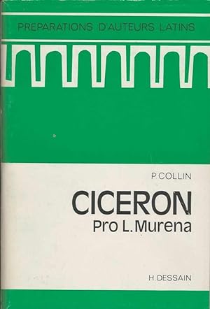 Cicéron. Pro L. Murena. Préparation