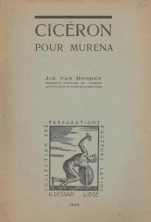 Imagen del vendedor de Cicron. Pour Murena. Prparation a la venta por Calepinus, la librairie latin-grec