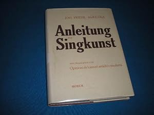 Immagine del venditore per Anleitung zur Singkunst (1757) + Opinioni de'cantori antichi e moderni o sieno Osservazioni sopra il canto figurato (1723) venduto da Reiner Books