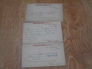 Three Postcards from Basil W.Mainey (Secretary) to Michael O'Kelly a Player Regarding Selection a...
