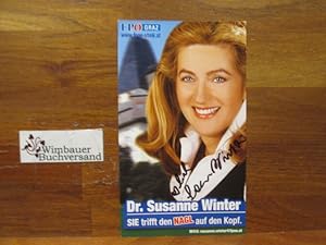 Bild des Verkufers fr Original Autogramm Susanne Winter ex FP /// Autogramm Autograph signiert signed signee zum Verkauf von Antiquariat im Kaiserviertel | Wimbauer Buchversand