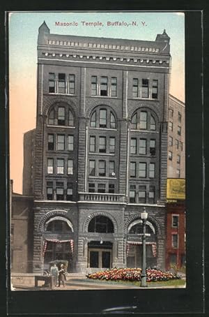 Ansichtskarte Buffalo, NY, Masonic Temple, Freimaurer-Loge