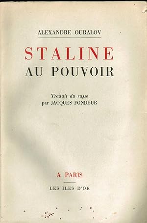 STALINE AU POUVOIR