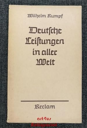Deutsche Leistungen in aller Welt. Reclams Universal-Bibliothek ; 7266