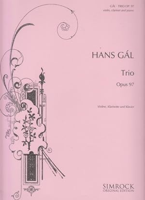 Trio fro Violiin, Clarinet and Piano, Op.97 - Set of Parts