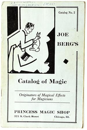Immagine del venditore per Joe Berg's Catalog of Magic No. 2 venduto da Quicker than the Eye