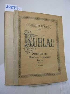 Konvolut/Sammlung aus 2 Notenheften: Fr. Kuhlau: Sonatinen. Sonatines Pour Piano Vol. I und II