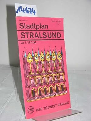 Stadtplan von Stralsund 1: 12 500 von 1979