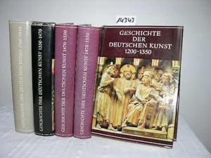 Großes Konvolut/Sammlung aus 5 Bänden Geschichte der Deutschen Kunst: 1. Band Ges. d. dt. Kunst 1...
