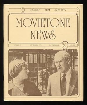 Movietone News; issue number 35 (September 1974) [cover: Julie Andrews and Anthony Quayle in THE ...