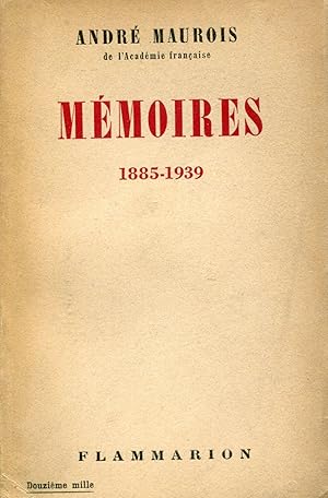 Memoires 1885-1939