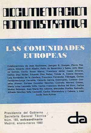Seller image for DOCUMENTACIN ADMINISTRATIVA. Enero ? Marzo 1980. Nm. 185 for sale by Librera Torren de Rueda