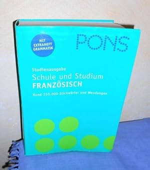 PONS Wörterbuch für Schule und Studium. FRANZÖSISCH. Studienausgabe: Französisch-Deutsch / Deutsc...