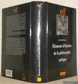 Bild des Verkufers fr Elments d'histoire de la philosophie antique. Collection rf. zum Verkauf von Bouquinerie du Varis