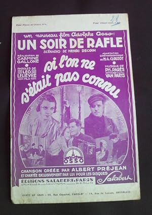 Seller image for Si l'on ne s'tait pas connu for sale by Librairie Ancienne Zalc