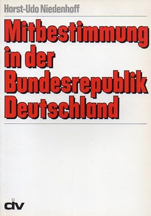 Bild des Verkufers fr Mitbestimmung in der Bundesrepublik Deutschland zum Verkauf von Clivia Mueller