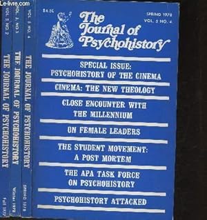 Seller image for History of childhood quarterly: The Journal of Psychohistory- Vol 5-N2-3-4 (3 volumes) -1977- Texte en anglais for sale by Le-Livre