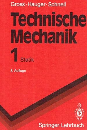 Seller image for Technische Mechanik: Band 1: Statik. for sale by Antiquariat Bernhardt