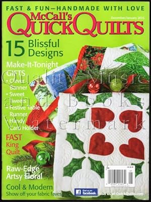 McCall's Quick Quilts Magazine December/January 2015 Vol. 20 No. 1