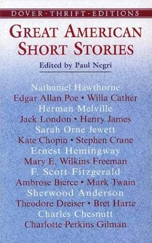 Great American Short Stories (Dover Thrift Editions)