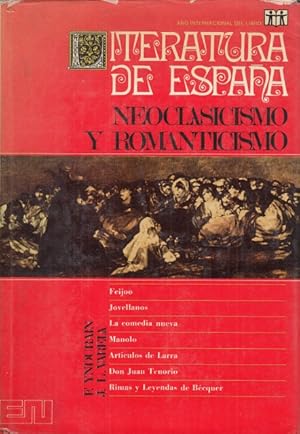 Seller image for LITERATURA DE ESPAA III. NEOCLASICISMO Y ROMANTICISMO for sale by Librera Vobiscum