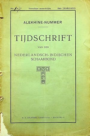 TIJDSCHRIFT VAN DEN NEDERLANDSCH-INDISCHEN SCHAAKBOND Nos 4/5 1933