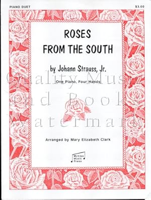 Roses from the South Piano Duet for One Piano Four Hands Sheet Music (Elementary Level)