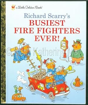 Richard Scarry's Busiest Fire Fighters Ever! (Little Golden Books)