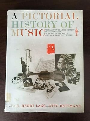 Imagen del vendedor de A PICTORIAL HISTORY OF MUSIC a la venta por Happyfish Books