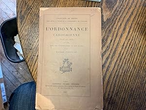 Image du vendeur pour L'Ordonnance cabochienne, 26-27 mai 1413 mis en vente par Riverow Bookshop
