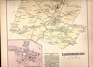 Seller image for MAP: "Leitersburg, Dist. No. 9 (Maryland)".from An Illustrated Atlas of Washington County, Maryland for sale by Dorley House Books, Inc.