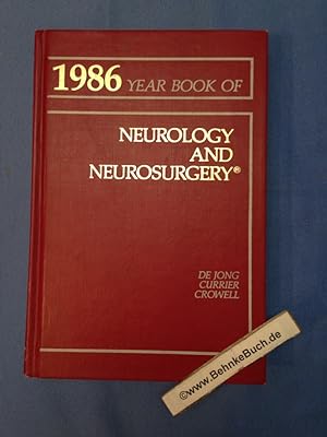 Seller image for 1986 The Year Book of Neurology, Psychiatry and Neurosurgery. for sale by Antiquariat BehnkeBuch