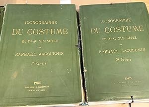 Seller image for Iconographie Denerale et Methodique Du Costume Civil et Militaire du IV au XIX Siecle (2 large vols.) for sale by Carydale Books