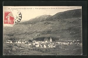 Carte postale Vaulnaveys-De-Haut, Vue générale et la Croix de Champrousse