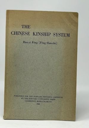 Immagine del venditore per The Chinese Kinship System venduto da Catron Grant Books