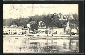 Carte postale Beauregard, Le Village et Chateau Bouchet