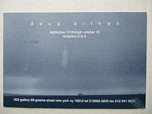 Bild des Verkufers fr Doug Aitken 303 Gallery 1994 Exhibition invite postcard zum Verkauf von ANARTIST