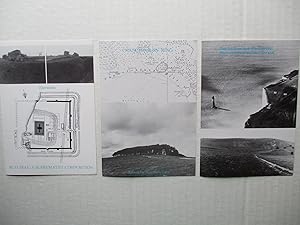Seller image for Stephen Bann and Bob Chaplin 3 Three 1981 artist postcards: Chanctonbury Ring ; Beachy Head and Windoor Hill (The Run of the Downs 1); Rutupiae A Suprematist Composition for sale by ANARTIST
