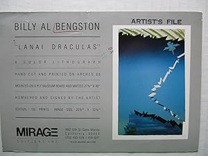 Seller image for Billy Al Bengston Lanai Draculas Mirage Editions 1984 Exhibition invite postcard for sale by ANARTIST