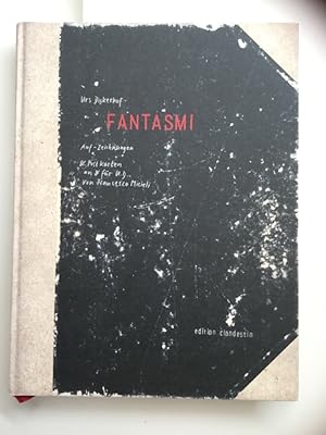 Imagen del vendedor de Fantasmi : Auf-Zeichnungen & Postkarten an & fr U.D. von Micieli Francesco. a la venta por Kepler-Buchversand Huong Bach