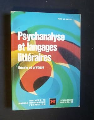 Seller image for Psychanalyse et langages littraires for sale by Abraxas-libris
