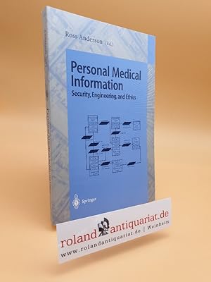 Bild des Verkufers fr Personal medical information : security, engineering, and ethics ; proceedings / Personal Information Workshop, Cambridge, UK, June 21 - 22, 1996. Ross Anderson (ed.) zum Verkauf von Roland Antiquariat UG haftungsbeschrnkt